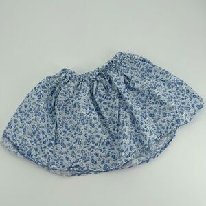 Edgehill Collection Blue Floral Girls Skirt Kids 6